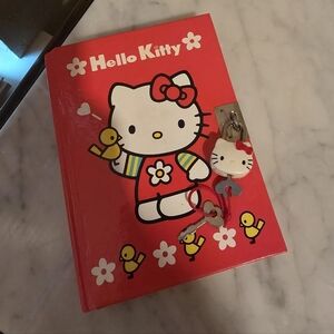 1998 Hello Kitty Diary With Lock And Key